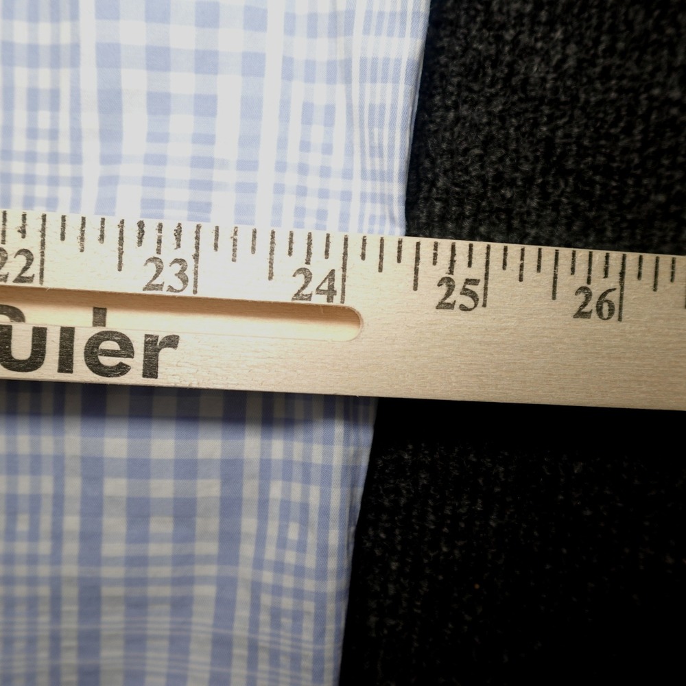 Bugatchi Uomo Button Down Shirt Lavender Plaid Ve… - image 5